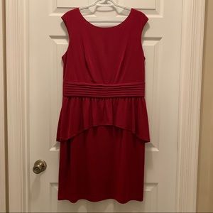 Sleeveless Dress with Peplum
